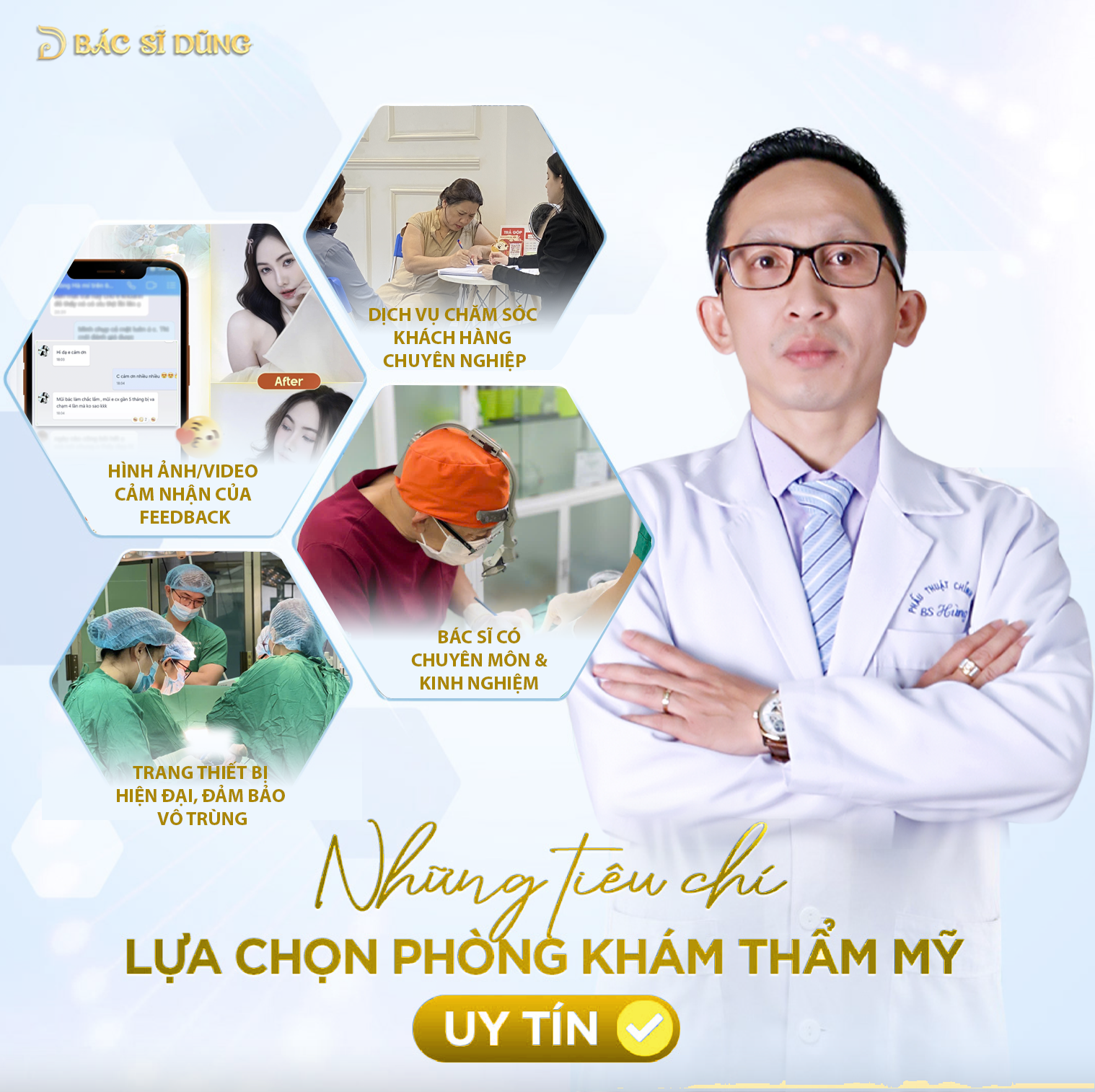 Tiêu chí chọn phòng khám thẩm mỹ uy tín
